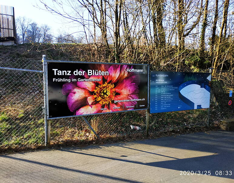 Sulzer Beschriftungen Werbung Dolder Zürich