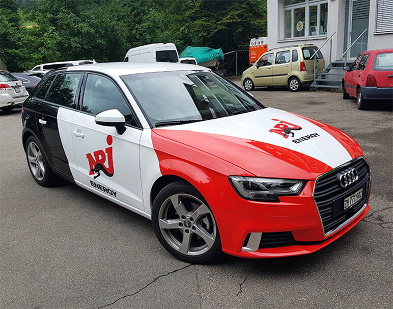 Fahrzeugbeschriftung, Audi, Energy Zuerich