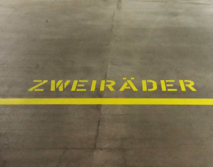 Bodenbeschriftung