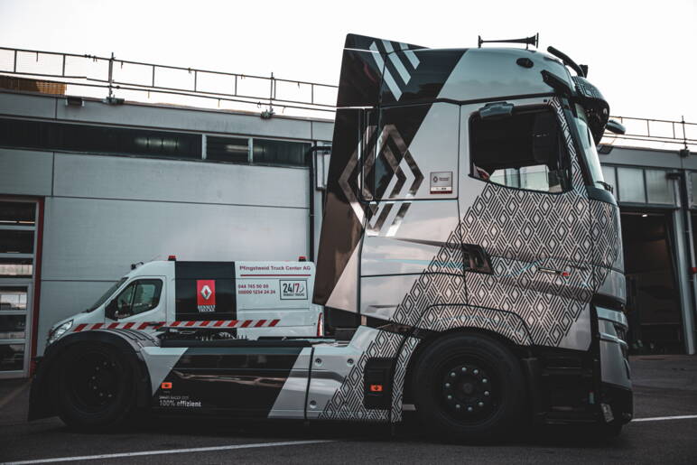 Fahrzeugbeschriftung, Renault Truck
