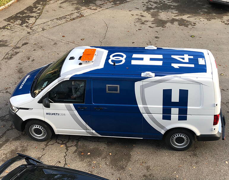 Fahrzeugbeschriftung, VW T6, Helveticor