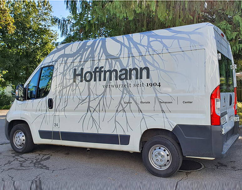 Fahrzeugbeschriftung, Hoffmann Gartencenter