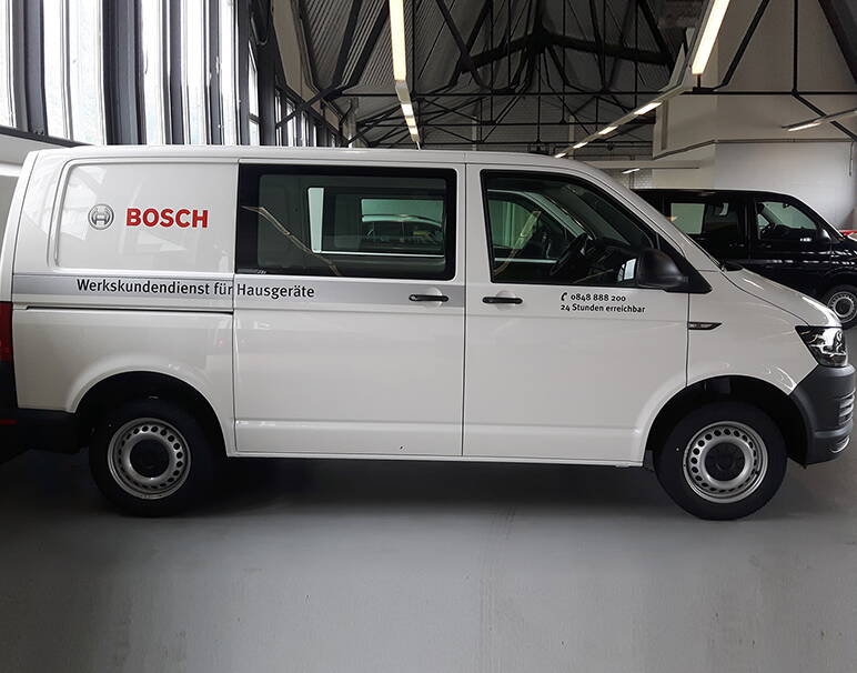 Fahrzeugbeschriftung, VW T6, BSH